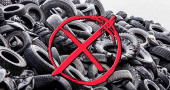 Why shouldn't discarded tires be stockpiled?